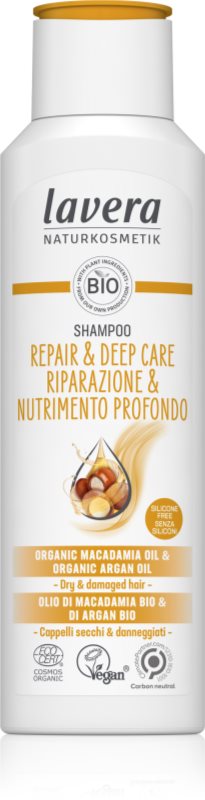 Lavera Repair & Care Sampon de restaurare in profunzime pentru păr uscat și deteriorat 250 ml