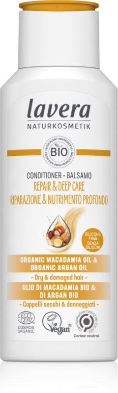 Lavera Repair & Care balsam pentru restaurare adanca pentru păr uscat și deteriorat 200 ml