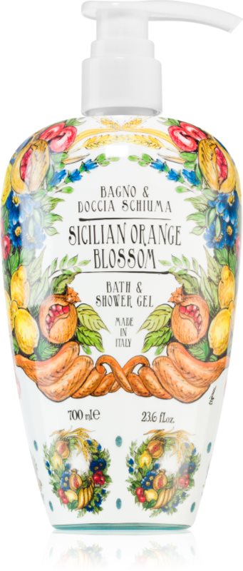 Rudy - Le Maioliche Sicilian Orange Blossom Line spumă pentru duș pentru baie 700 ml