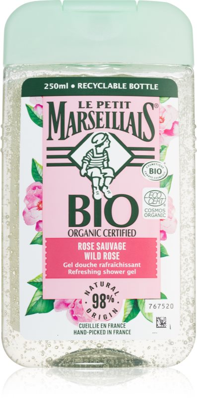 Le Petit Marseillais Bio Wild Rose gel de dus revigorant 250 ml