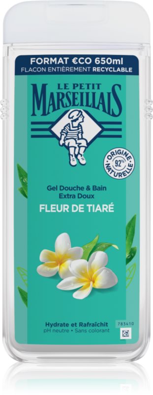 Le Petit Marseillais Tiaré Flower gel de duș mătăsos 650 ml