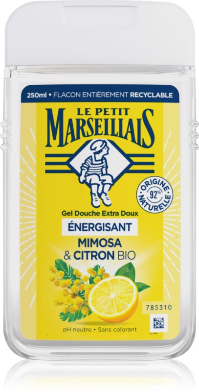 Le Petit Marseillais Mimosa & Organic Lemon gel de duș mătăsos 250 ml
