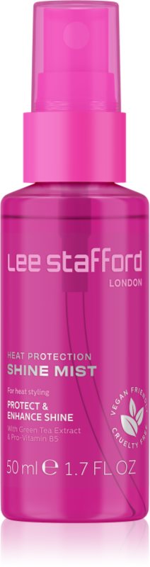 Lee Stafford Styling Heat Protection Shine Mist spray pentru protecția termică a părului 50 ml