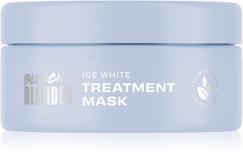 Lee Stafford Bleach Blondes Ice White masca de par neutralizeaza tonurile de galben 200 ml