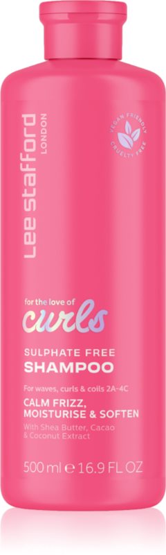 Lee Stafford For The Love Of Curls Shampoo șampon pentru par ondulat si cret 500 ml