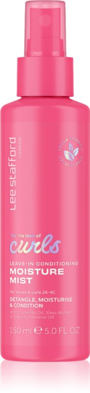 Lee Stafford For The Love Of Curls Leave In Conditioning Moisture Mist conditioner Spray Leave-in pentru păr creț 150 ml