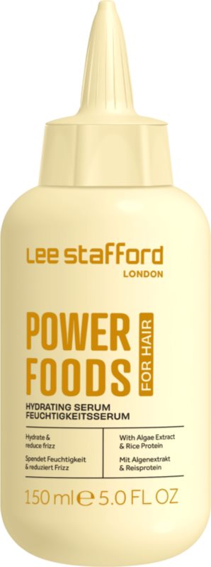 Lee Stafford Powerfoods Hydrating Serum tratament pentru un par stralucitor si catifelat 150 ml