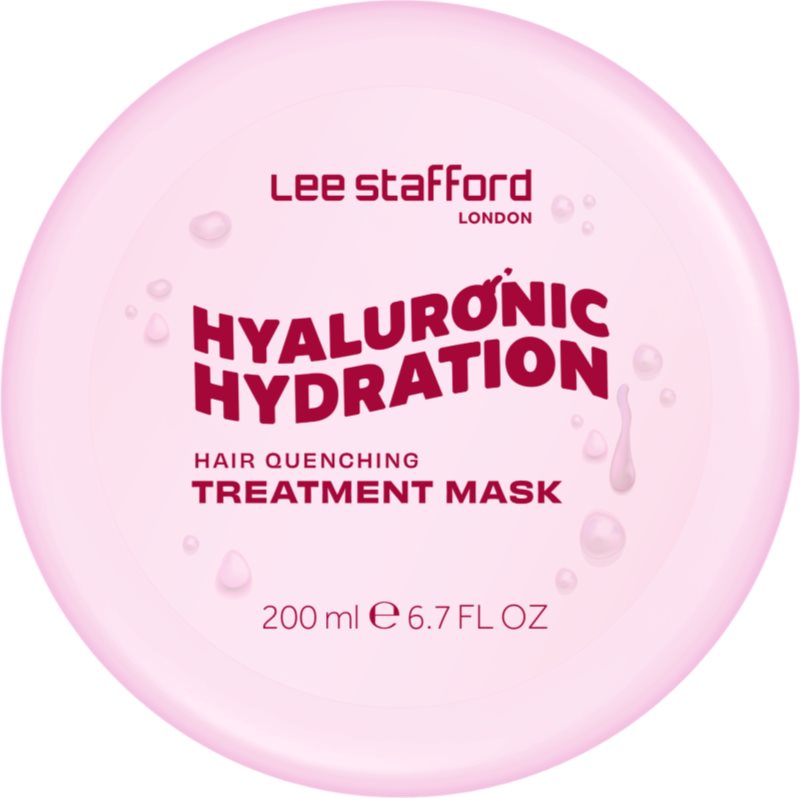 Lee Stafford Hyaluronic Hydration Hair Quenching Treatment Mask masca hidratanta pentru păr 250 ml