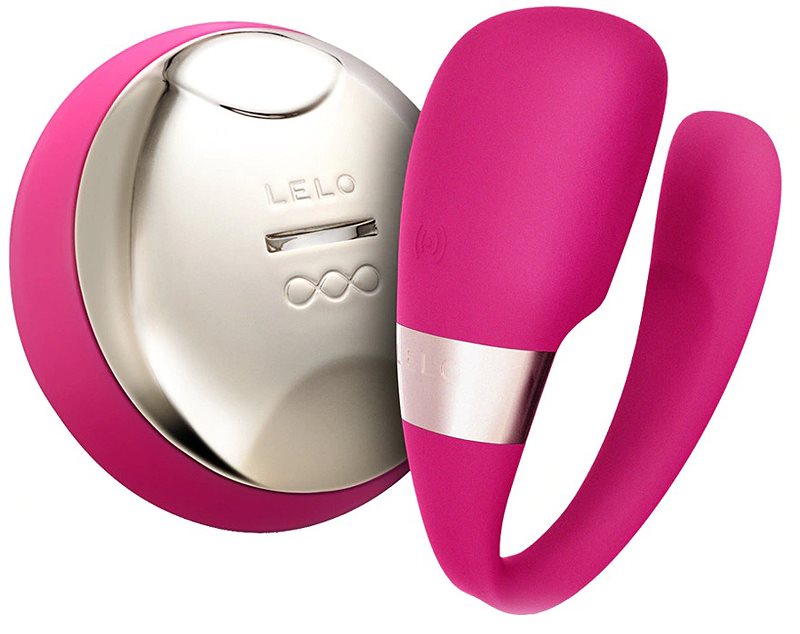 Lelo Tiani 3 vibrator pentru cuplu Cerise 8 cm
