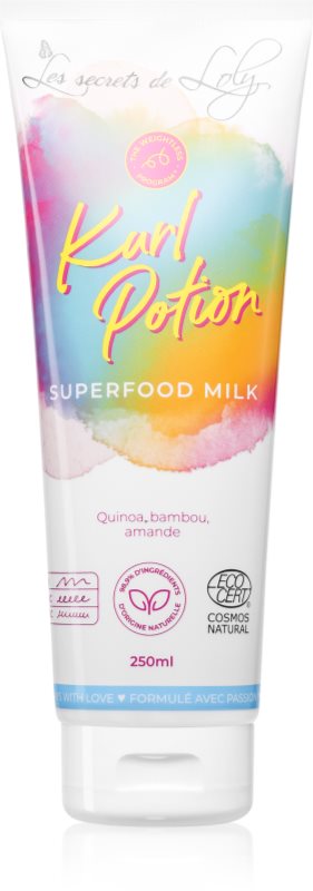 Les Secrets De Loly Kurl Potion lapte pentru par ce nu necesita clatire pentru păr 250 ml