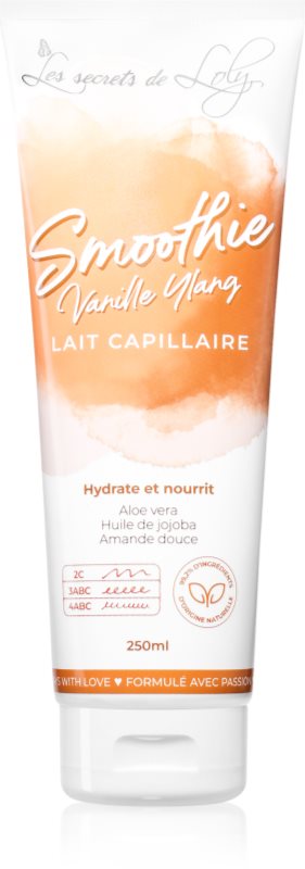Les Secrets De Loly Smoothie Vanille Ylang lapte pentru par ce nu necesita clatire pentru păr 250 ml