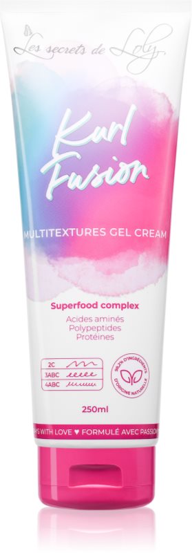 Les Secrets De Loly Kurl Fusion cremă gel pentru styling cu efect de hidratare 250 ml