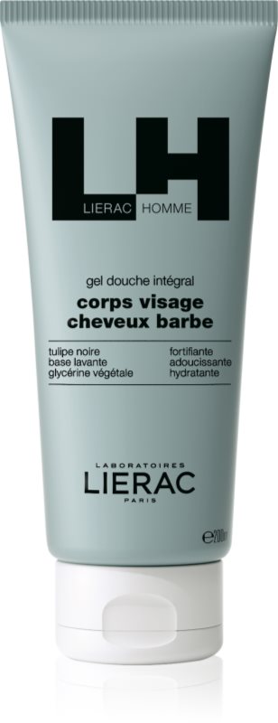 Lierac Homme Integral gel de dus pentru față, corp și păr 200 ml