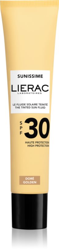 Lierac Sunissime The Tinted Sun Fluid SPF30 Fluid nuantator cu textura usoara SPF 30 40 ml
