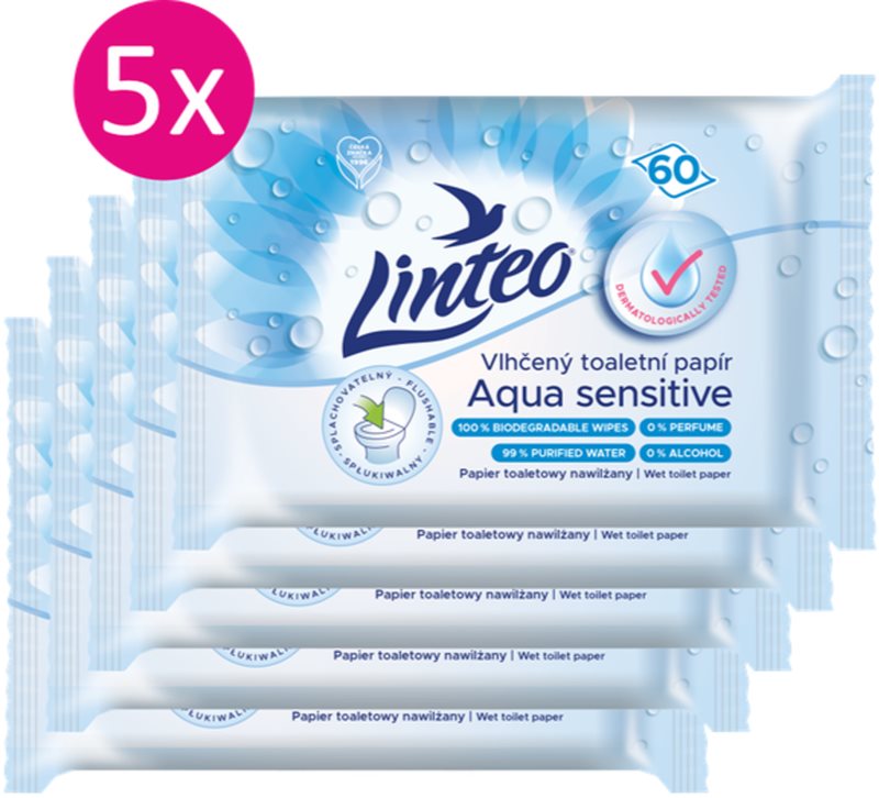 Linteo Aqua Sensitive hârtie igienică umedă
