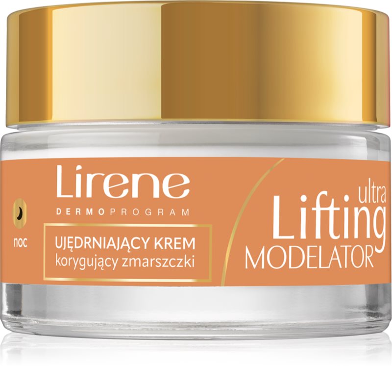 Lirene Ultra Lifting Modelator crema de noapte pentru fermitate pentru corectarea ridurilor 50 ml