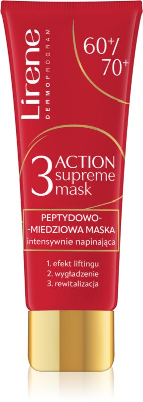 Lirene 3 Action Supreme Mask masca cu efect de lifting si fermitate pentru ten matur 50 ml