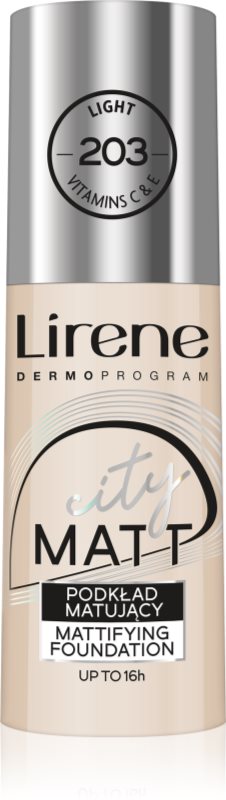 Lirene City Matt Make-up lichid matifiant cu efect de netezire