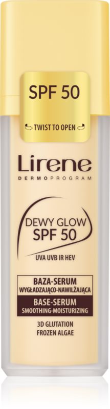 Lirene Base Dewy Glow Fundatia serului lucios SPF 50 30 ml