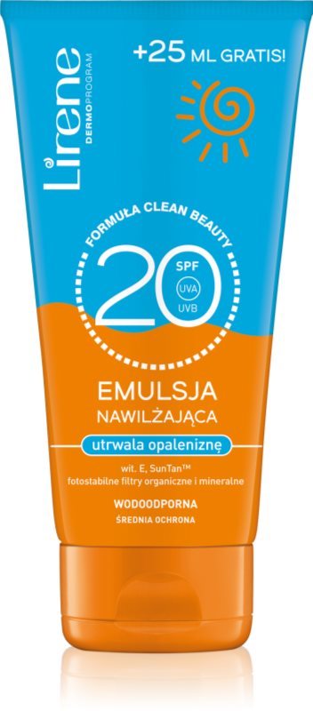 Lirene Sun care loțiune protectoare hidratantă SPF 20