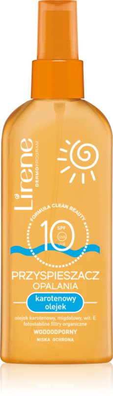 Lirene Sun care ulei protector pentru accelerarea bronzului SPF 10 150 ml