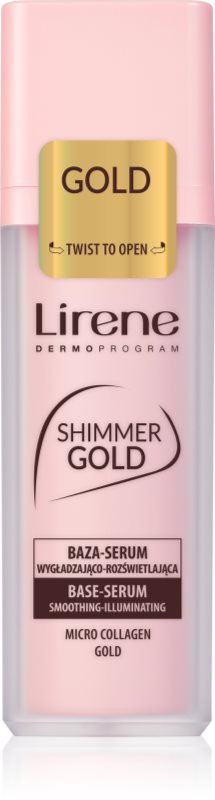 Lirene Base Shimmer Gold Fundatia serului lucios 30 ml