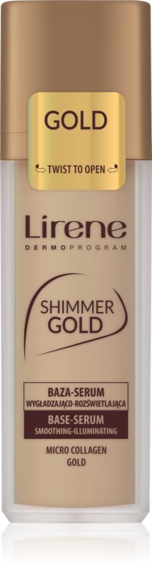 Lirene Base Shimmer Gold Fundatia serului lucios 30 ml