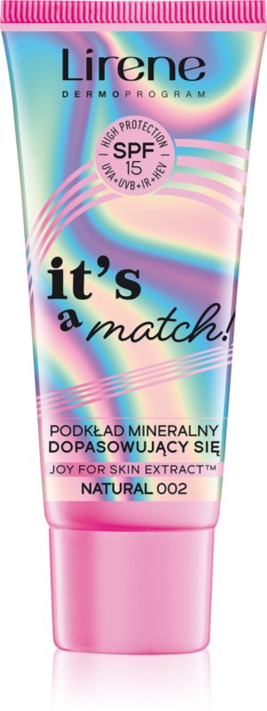 Lirene Mineral creama minerala SPF 15 natural pod make-up 30 ml