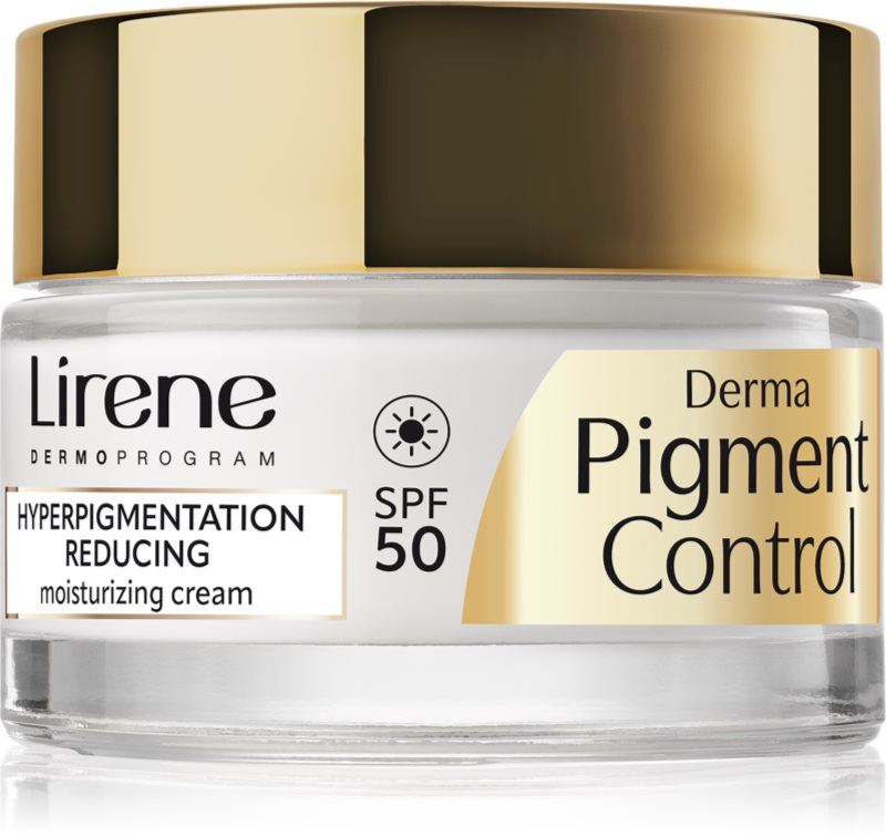 Lirene Derma Pigment Control Cream SPF 50 Cremă hidratantă radiance împotriva petelor pigmentare SPF 50 50 ml