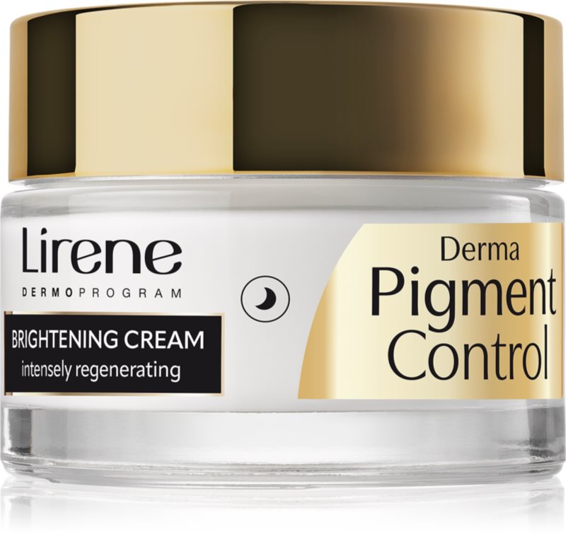 Lirene Derma Pigment Control Brightening Night Cream crema radianta de noapte pentru piele cu hiperpigmentare 50 ml