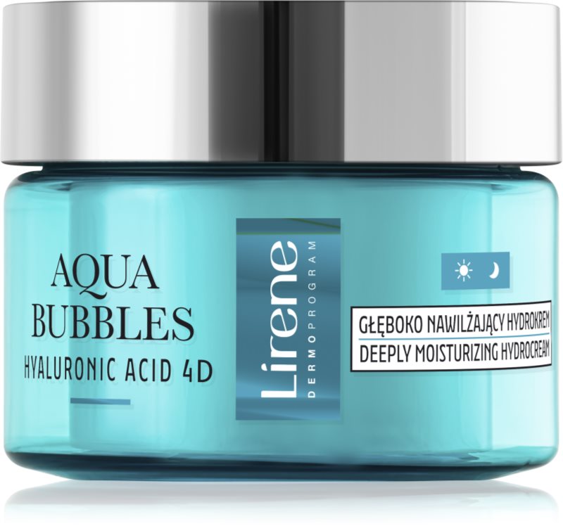 Lirene Aqua Bubbles crema puternic hidratanta ziua și noaptea 50 ml