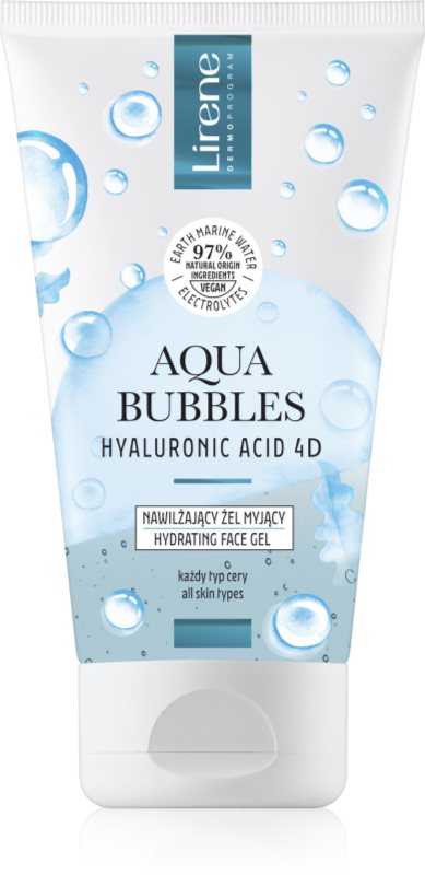 Lirene Aqua Bubbles gel de curatare hidratant 150 ml