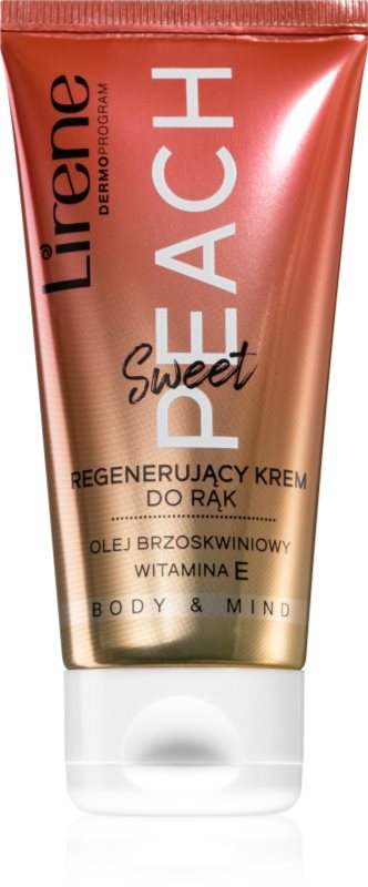 Lirene Hand Care Sweet Peach Cremă de mâini regeneratoare 50 ml