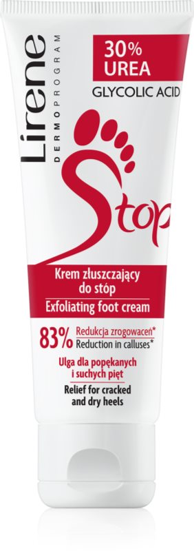 Lirene Podology Foot Care crema exfolianta blanda. pentru picioare 75 ml