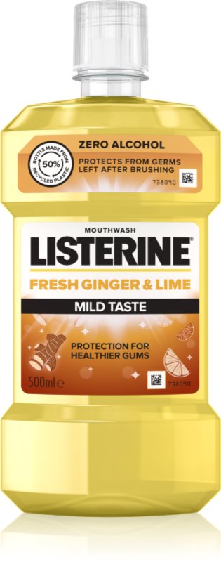 Listerine Fresh Ginger & Lime apa de gura racoritoare 500 ml
