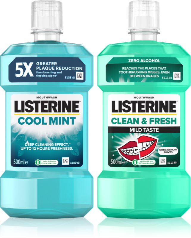 Listerine Duopack apă de gură ambalaj economic
