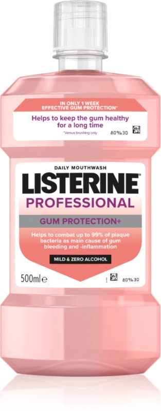 Listerine Professional Gum Protection+ apă de gură pentru a proteja dintii si gingiile 500 ml
