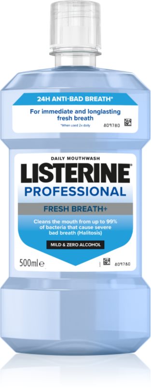 Listerine Professional Fresh Breath+ apă de gură pentru o respirație proaspătă 500 ml