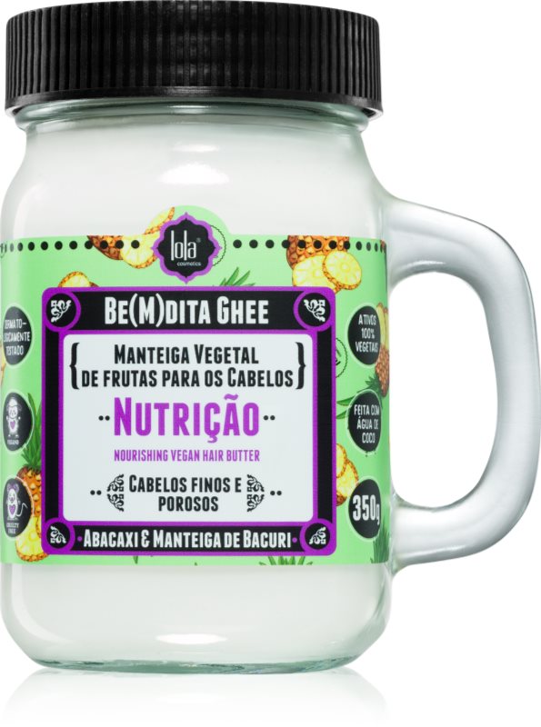 Lola Cosmetics BE(M)DITA GHEE NUTRIÇÃO masca de par hranitoare 350 g