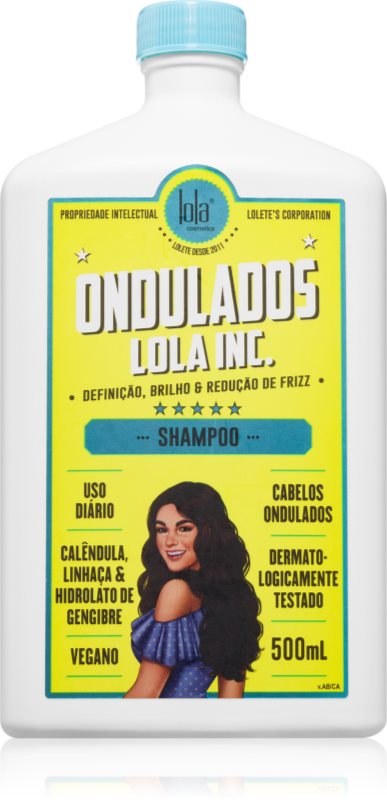 Lola Cosmetics Ondulados Lola Inc. Shampoo șampon hidratant pentru păr creț și ondulat 500 ml