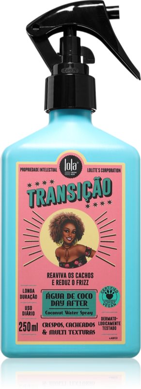 Lola Cosmetics Transição spray hidratant pentru păr creț 250 ml
