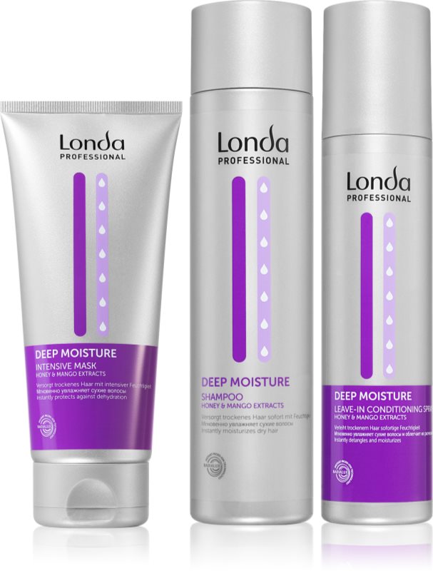 Londa Professional Deep Moisture Set set pentru par uscat 3 buc