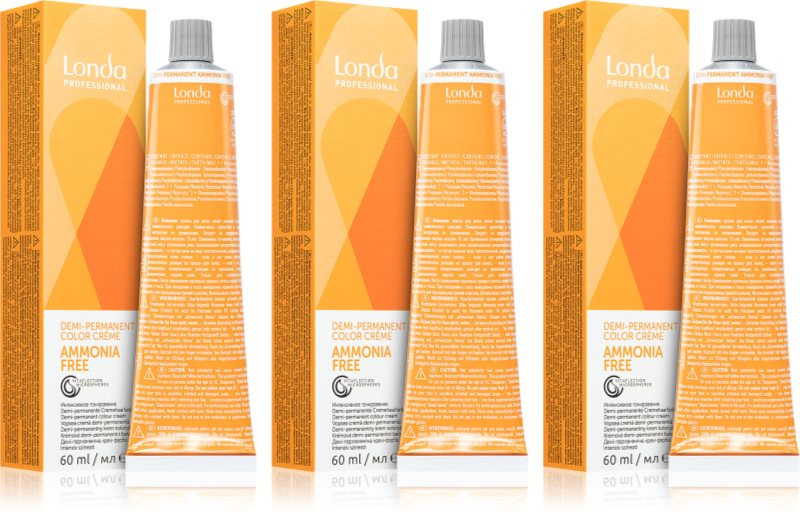 Londa Professional Demi-Permanent Color culoare par ambalaj economic culoare 7/43 3 buc