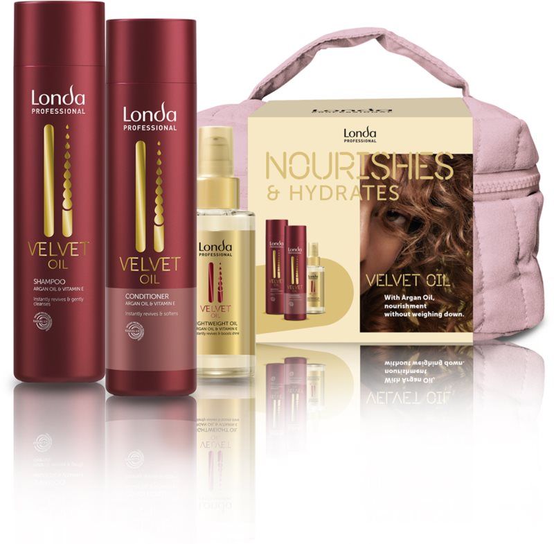Londa Professional Velvet Oil Set set cadou pentru hidratare si stralucire