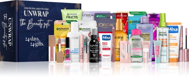 L’Oréal Paris DIY Advent Calendar Unwrap the Beauty Gift Calendar de Crăciun