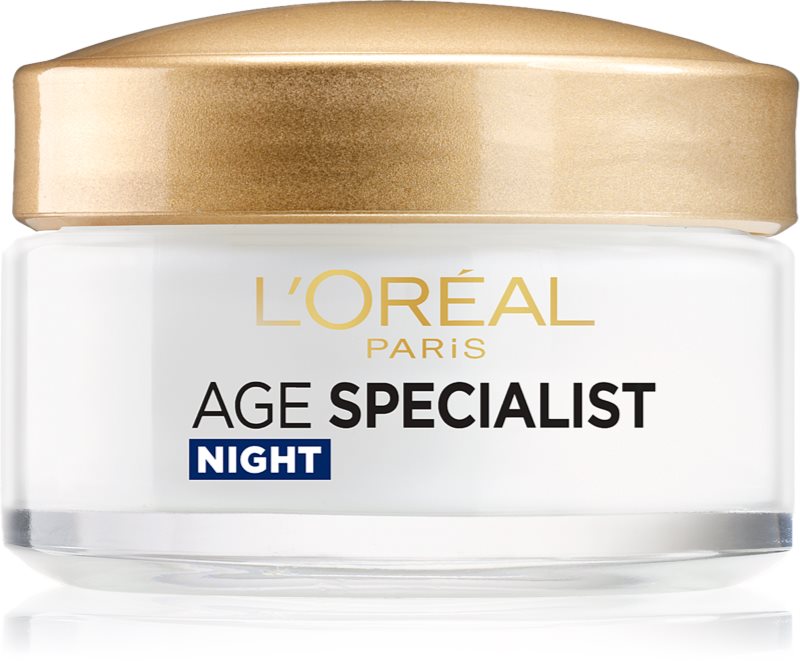 L’Oréal Paris Age Specialist 55+ crema de noapte regeneratoare antirid 55+ 50 ml