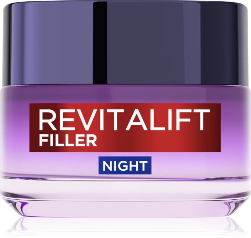L’Oréal Paris Revitalift Filler crema de completare pentru noapte. anti-îmbătrânire 50 ml