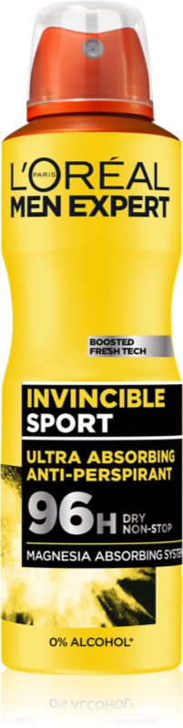 L’Oréal Paris Men Expert Invincible Sport spray anti-perspirant pentru barbati 150 ml