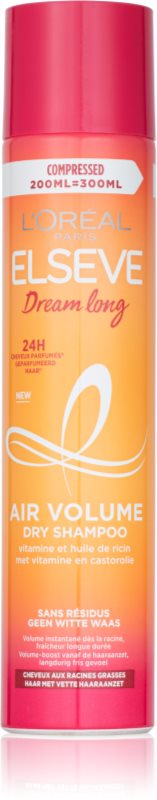 L’Oréal Paris Elseve Dream Long șampon uscat pentru volum, care nu lasă urme albe 200 ml