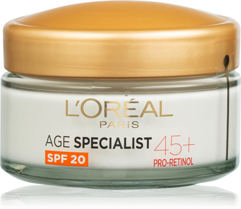 L’Oréal Paris Age Specialist 45+ Cremă de zi pentru piele matură SPF 20 50 ml